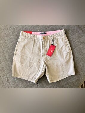 NWT SOUTHERN MARSH 6” Regatta 30” Waist Flat Khaki Shorts Orig $60